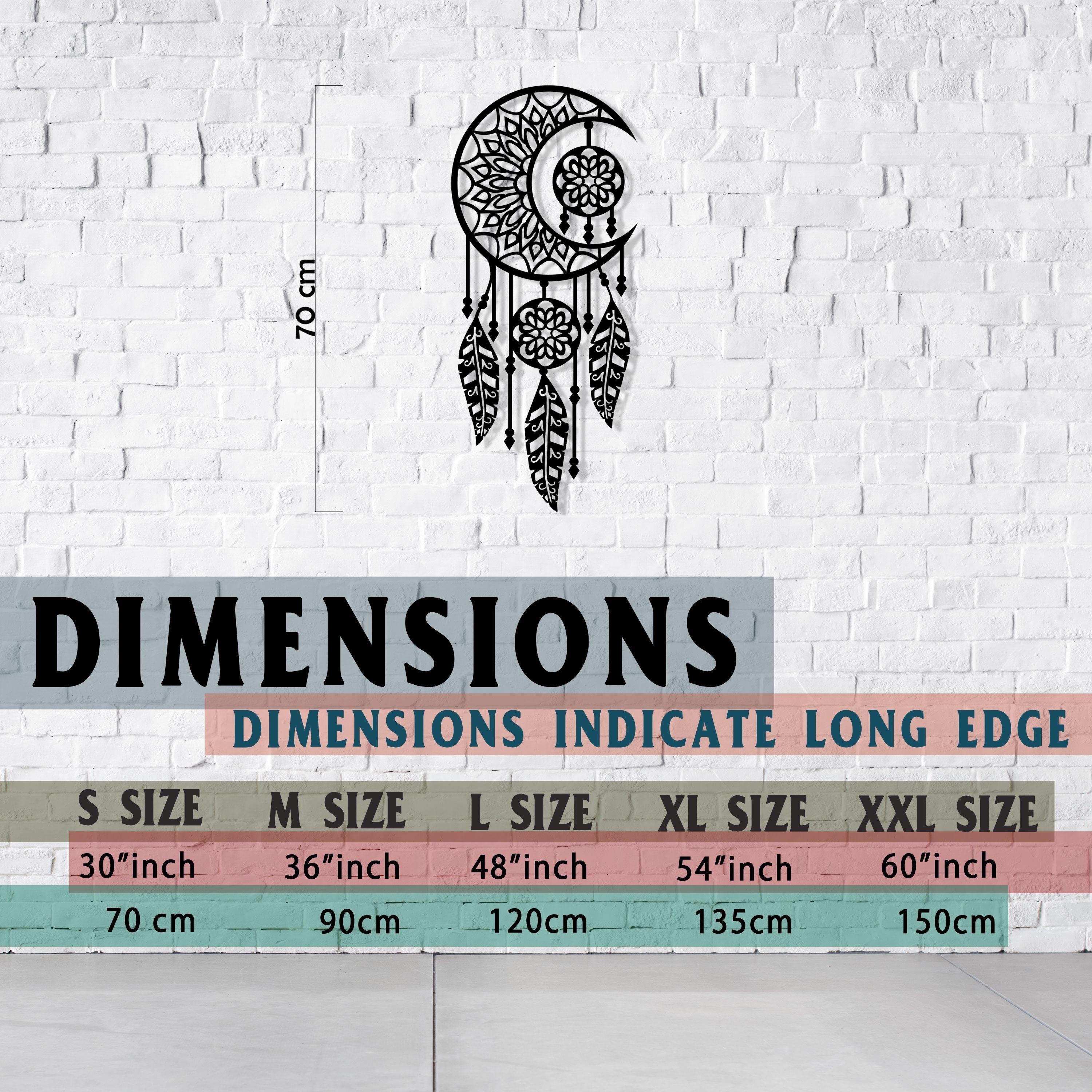 Owl Dreamcatcher Metal Wall Art - Boho Bedroom Decor - Unique Birthday Gift