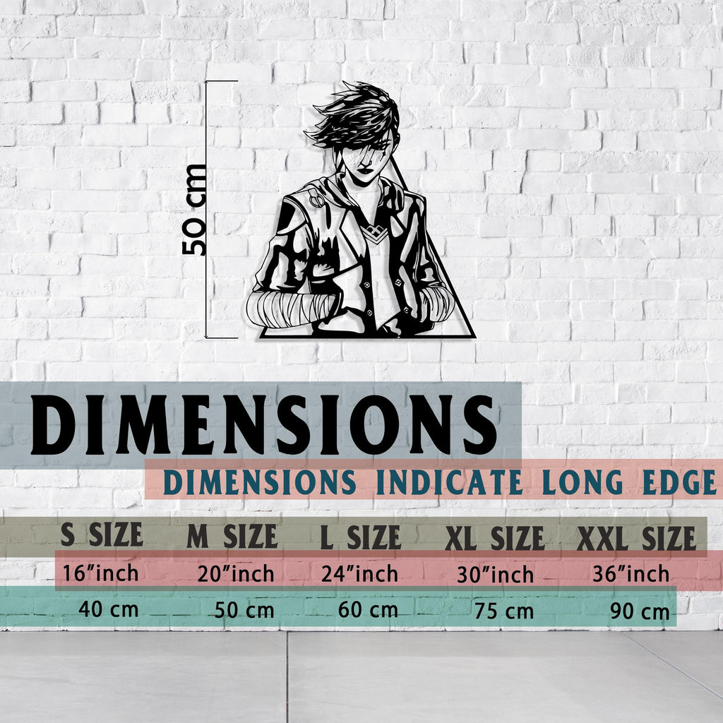 Arcane Vi Metal Wall Art - League of Legends Gamer Room Decor - Iconic Birthday Gift