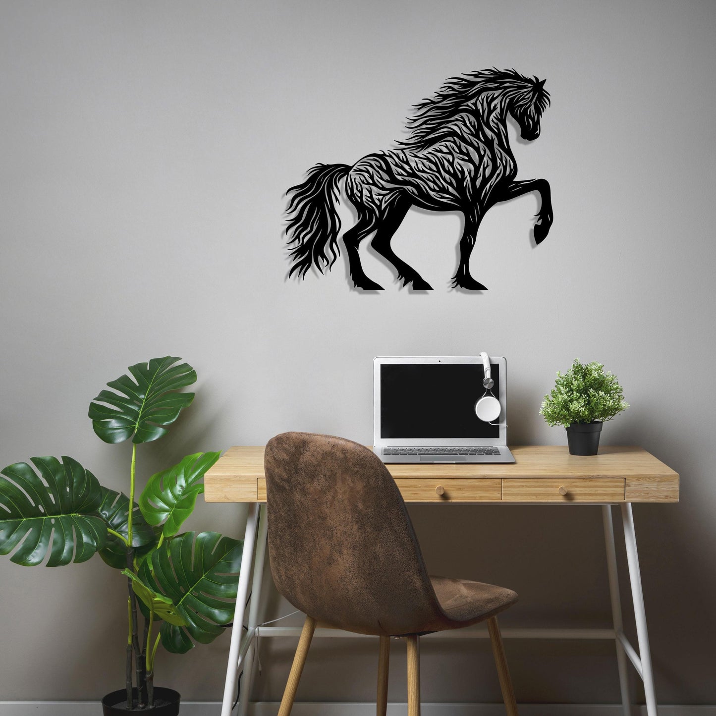 Horse Metal Wall Art, Prancing Horse Wall Decor, Horse Lovers Gift, Unique Birthday Gift, Livingroom Metal Wall Art, Valentine's Day gift