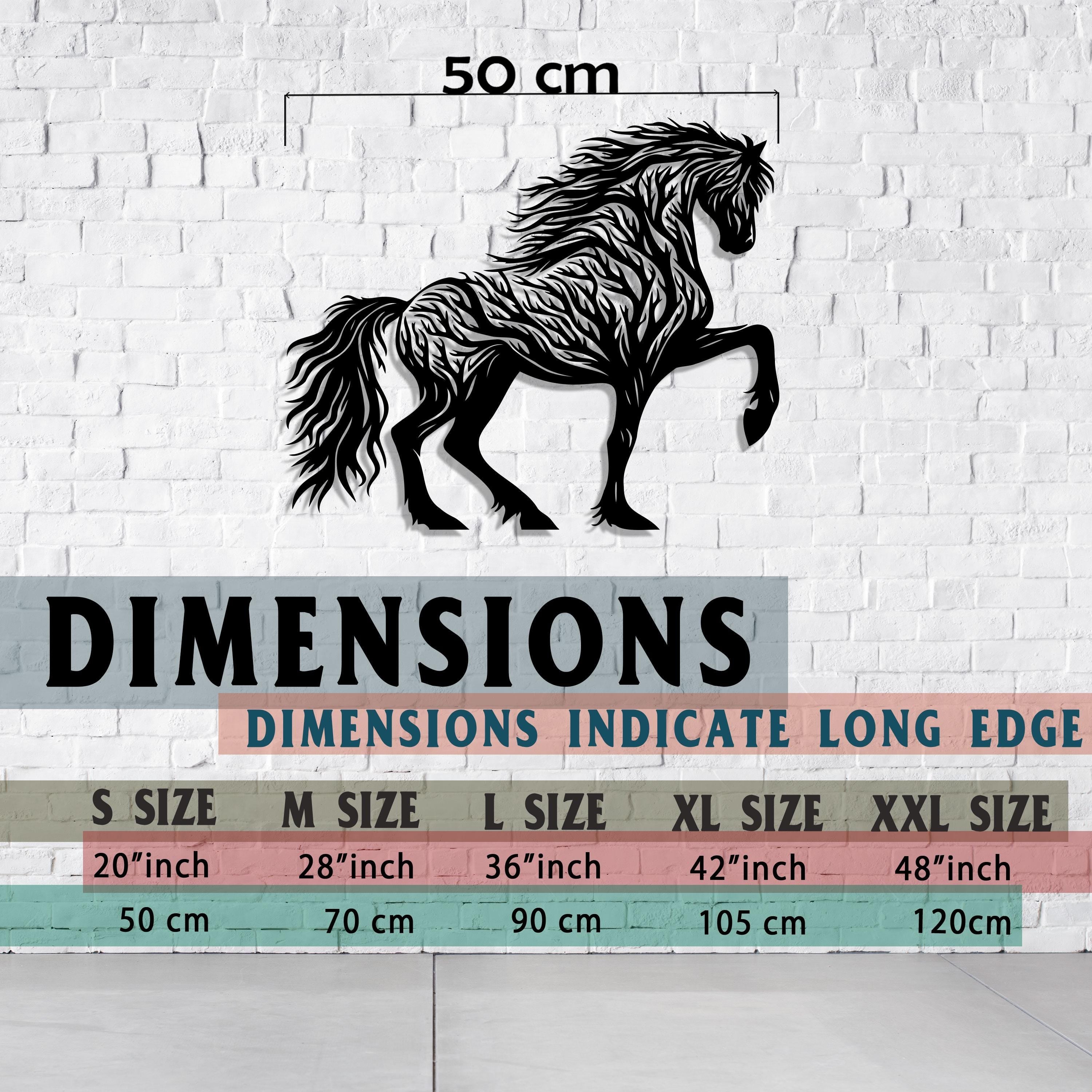 Horse Metal Wall Art - Modern Home Decor - Unique Birthday Gift