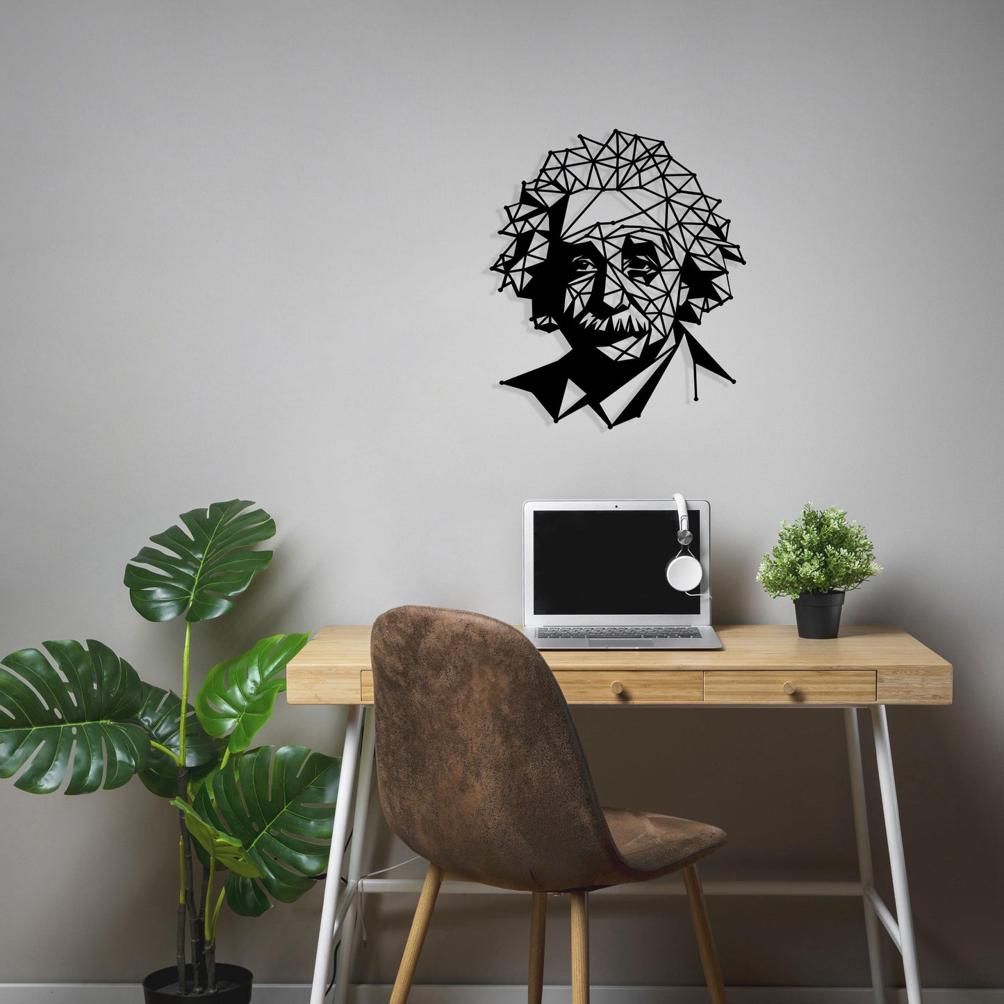 Albert Einstein Metal Wall Art  Metal Wall Art, Iconic Metal Wall Art, Famous Genius Wall Decor, Einstein Lovers Gift, Valentine's Day gift