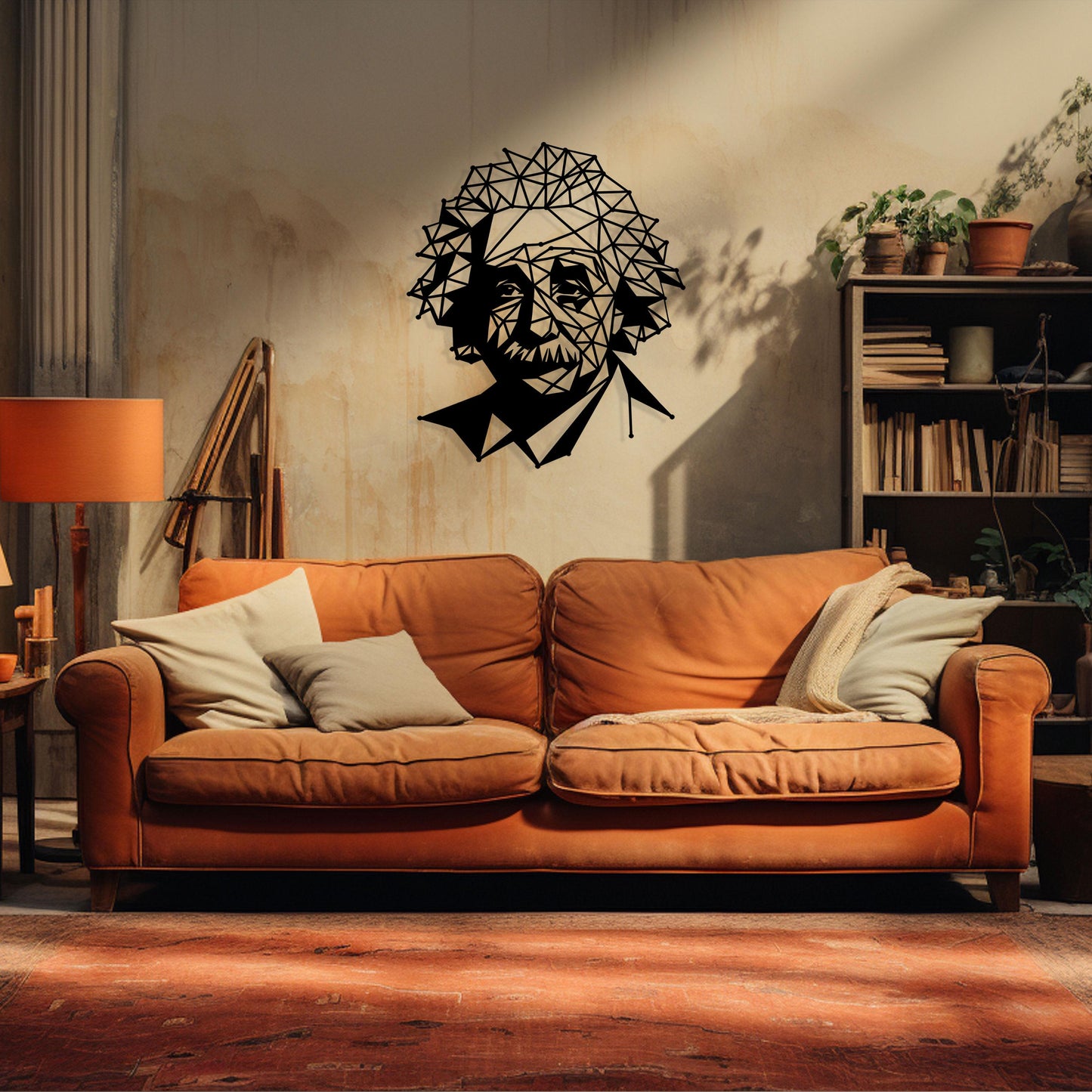 Albert Einstein Metal Wall Art  Metal Wall Art, Iconic Metal Wall Art, Famous Genius Wall Decor, Einstein Lovers Gift, Valentine's Day gift