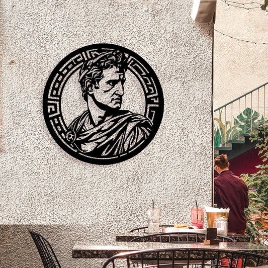 Marcus Antonius Metal Wall Art, Unique Birthday Gift, Rome Lovers Metal Wall Art,  Iconic Metal Decor, Gift for Her, Christmas Glft