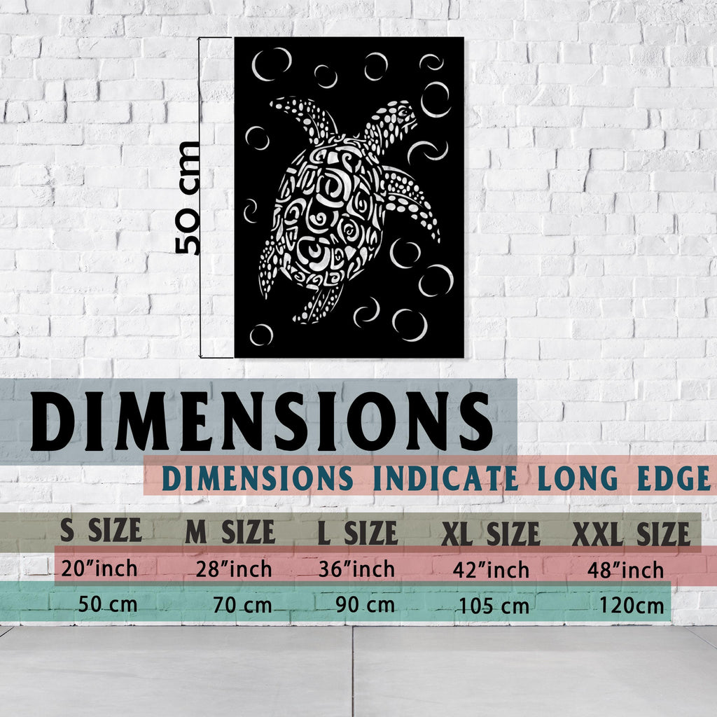 Sea Turtle Metal Wall Art - Coastal Home Decor - Unique Birthday Gift