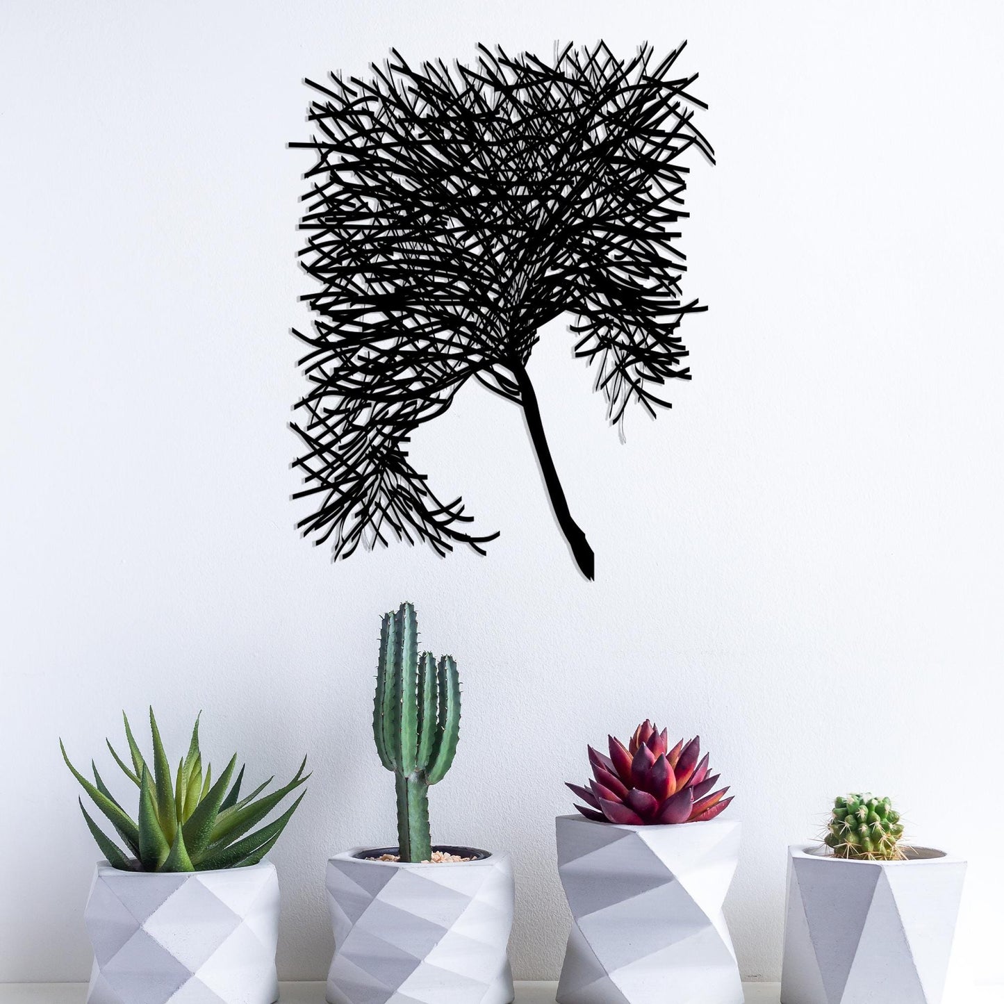 Modern Tree Metal Wall Art, Home Garden Metal Walll Decor, Unique Birthday Gift, Kitchen Metal Wall Art, Gift for Her, Christmas Glft