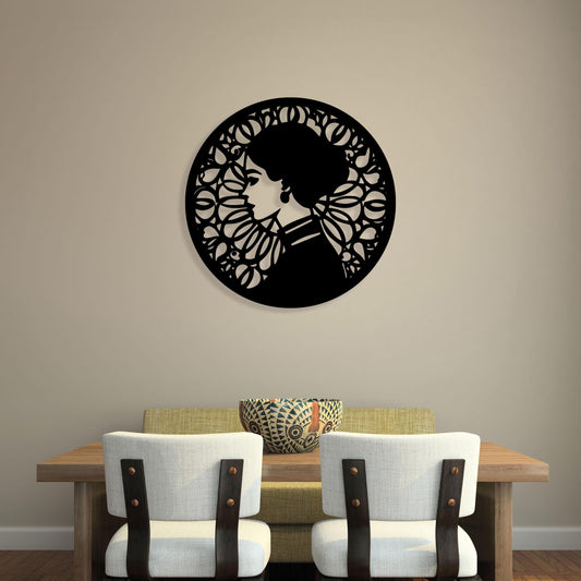 Geisha Metal Wall Art, Geisha Lovers Lovers Metal Wall Art,  Iconic Metal Decor, Yoga Room Wall Art, Unique Birthday Gift, Christmas Glft