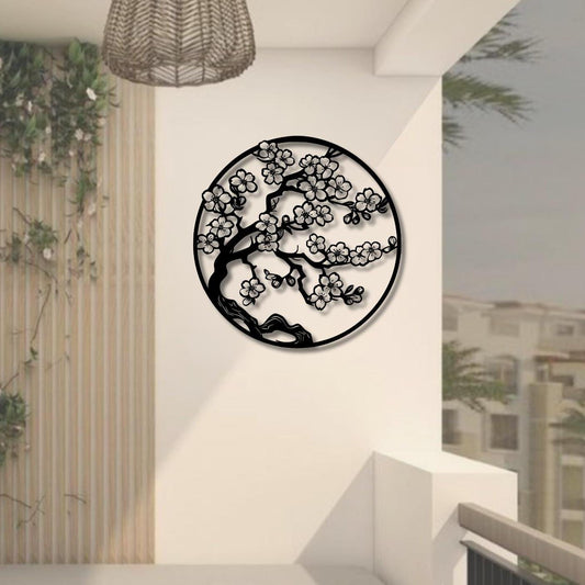 Flowers Bloomsang Metal Wall Art, Home Garden Metal Walll Decor, Unique Birthday Gift, Iconic Metal Decor, Gift for Her, Christmas Glft