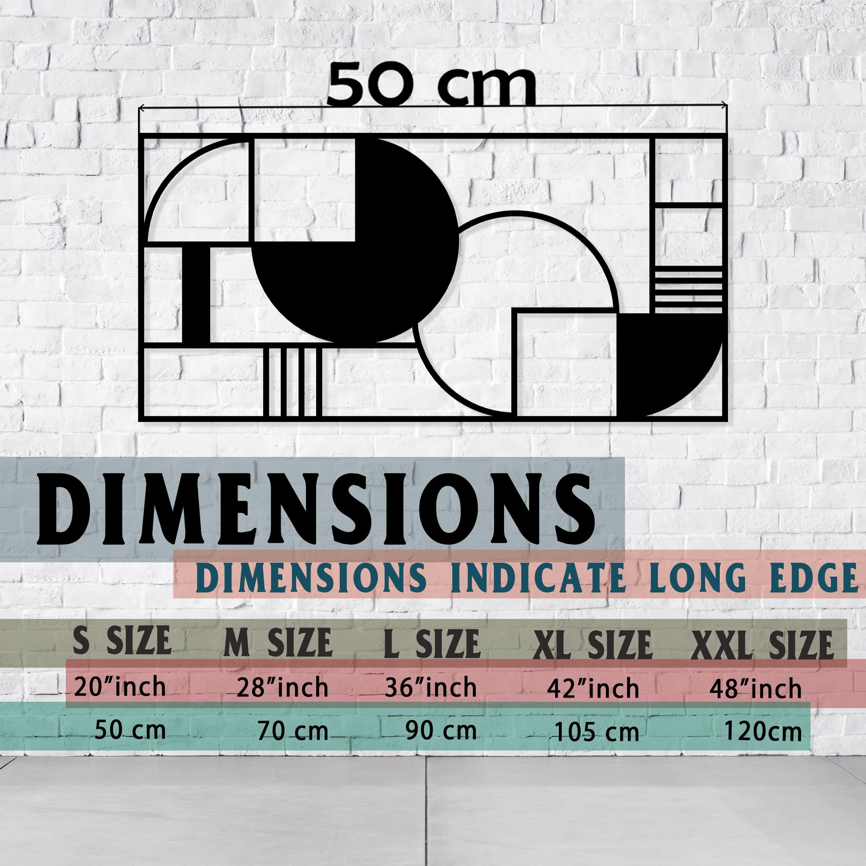 Geometric Metal Wall Art, Modern Metal Wall Decor, Christmas Gift, Unique Birthday Gift, Minimalist Metal Home Decor, Office Metal Wall Art