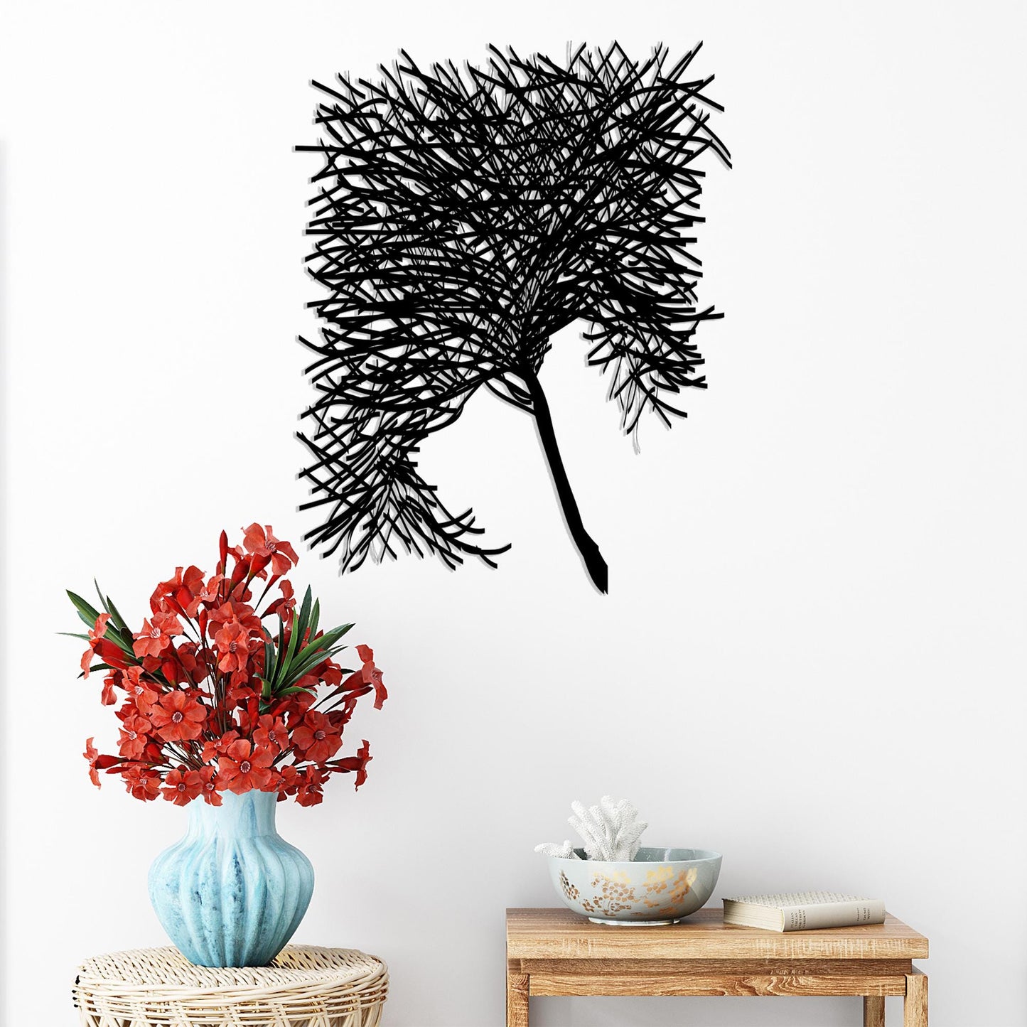Modern Tree Metal Wall Art, Home Garden Metal Walll Decor, Unique Birthday Gift, Kitchen Metal Wall Art, Gift for Her, Christmas Glft