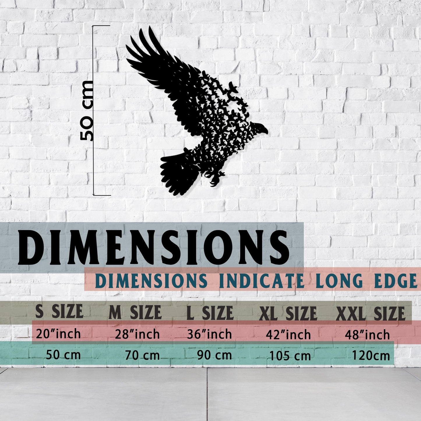 Eagle Metal Wall Art | Animal Metal Wall Decor | Modern Home Metal Wall Art | Christmas Gift | Unique Birthday Gift | Bestseller Gift