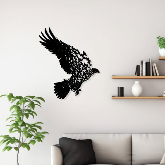 Eagle Metal Wall Art | Animal Metal Wall Decor | Modern Home Metal Wall Art | Christmas Gift | Unique Birthday Gift | Bestseller Gift