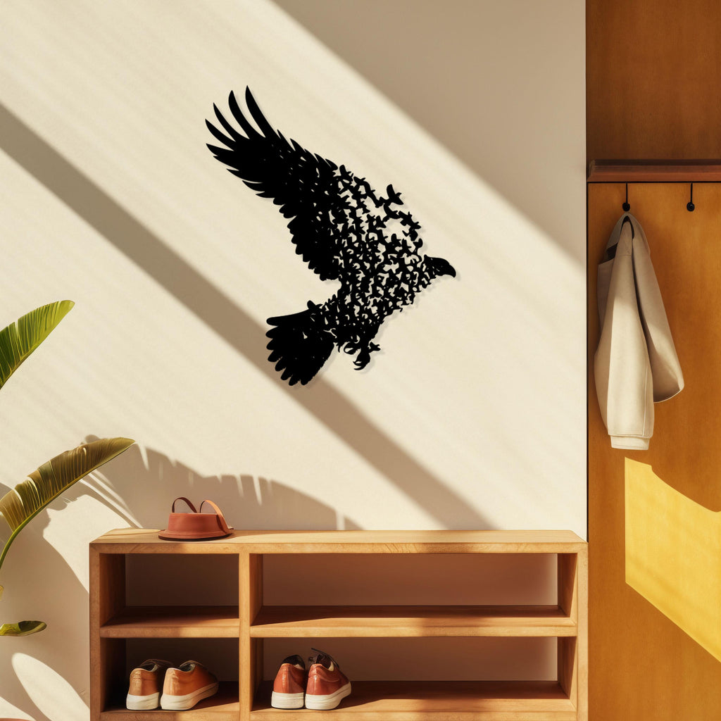 Eagle Metal Wall Art | Animal Metal Wall Decor | Modern Home Metal Wall Art | Christmas Gift | Unique Birthday Gift | Bestseller Gift