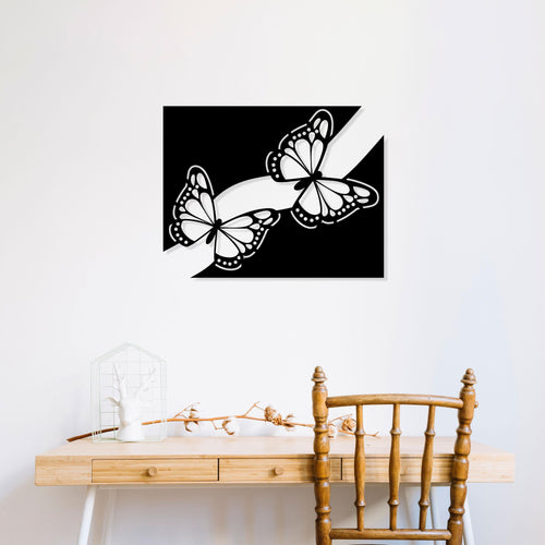 Butterfly Metal Wall Art - Modern Home Decor - Unique Birthday Gift