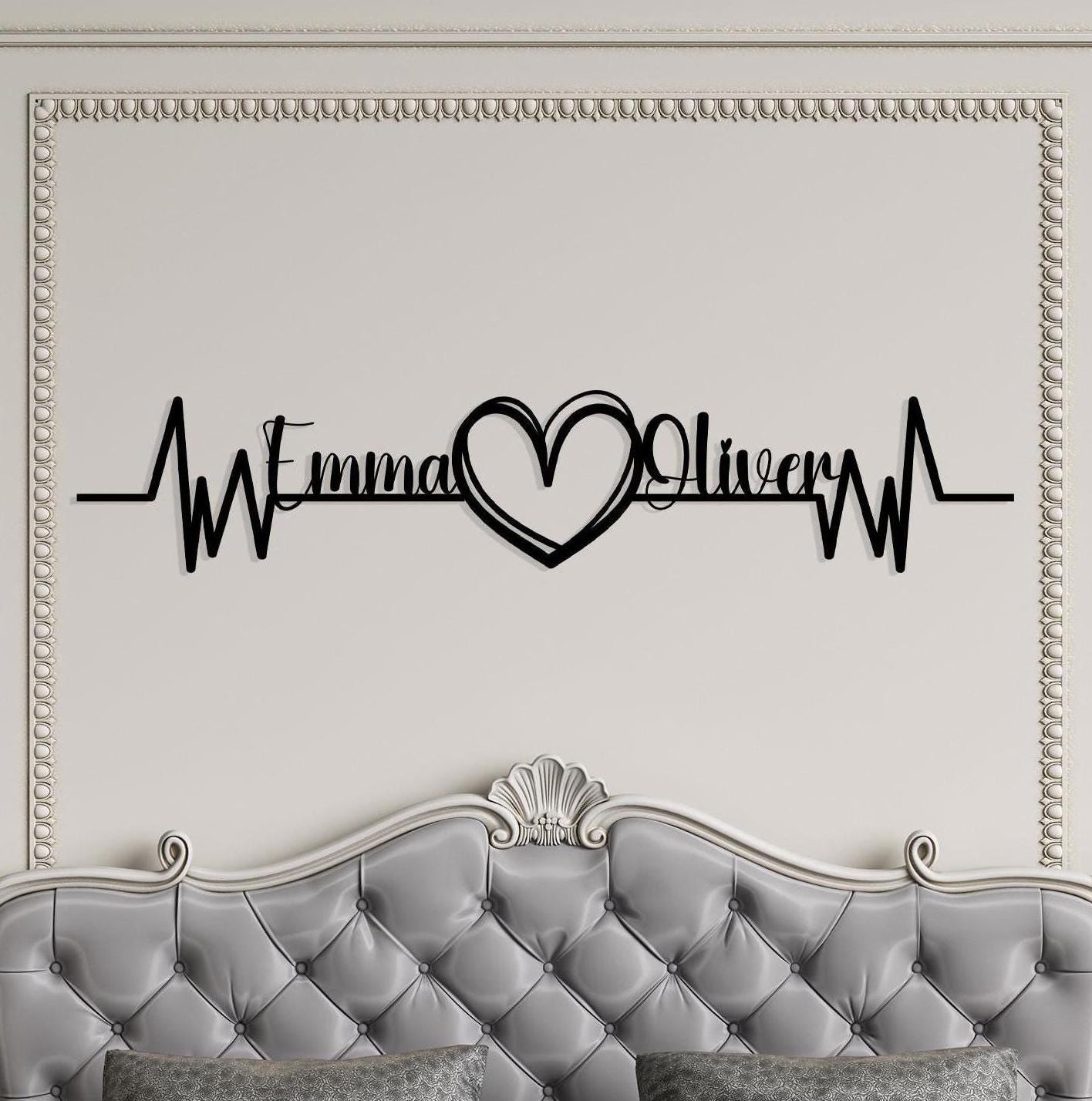 Personalized Metal Wall Decor Gift for Valentine's Day, Birthday Gifts For Lovers, Gift for Lovers, Personalized Gift for Wives