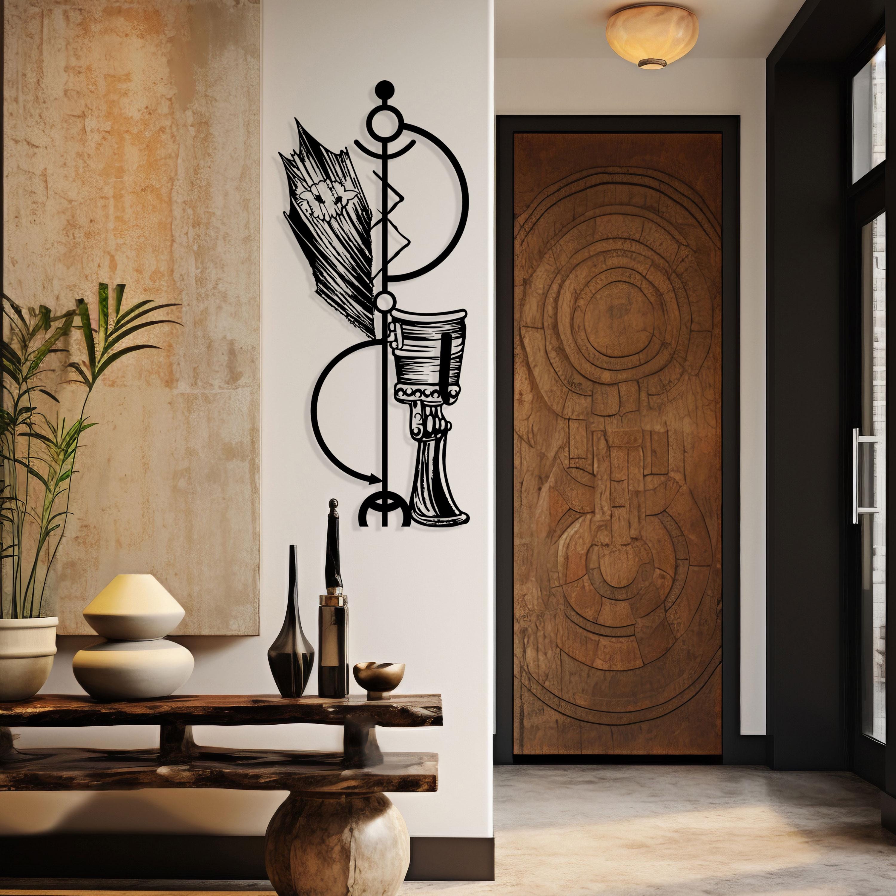 Dragon Metal Wall Art - Fantasy Movie Room Decor - Unique Birthday Gift