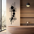 Geometric Metal Wall Art - Modern Abstract Sculpture - Unique Birthday Gift