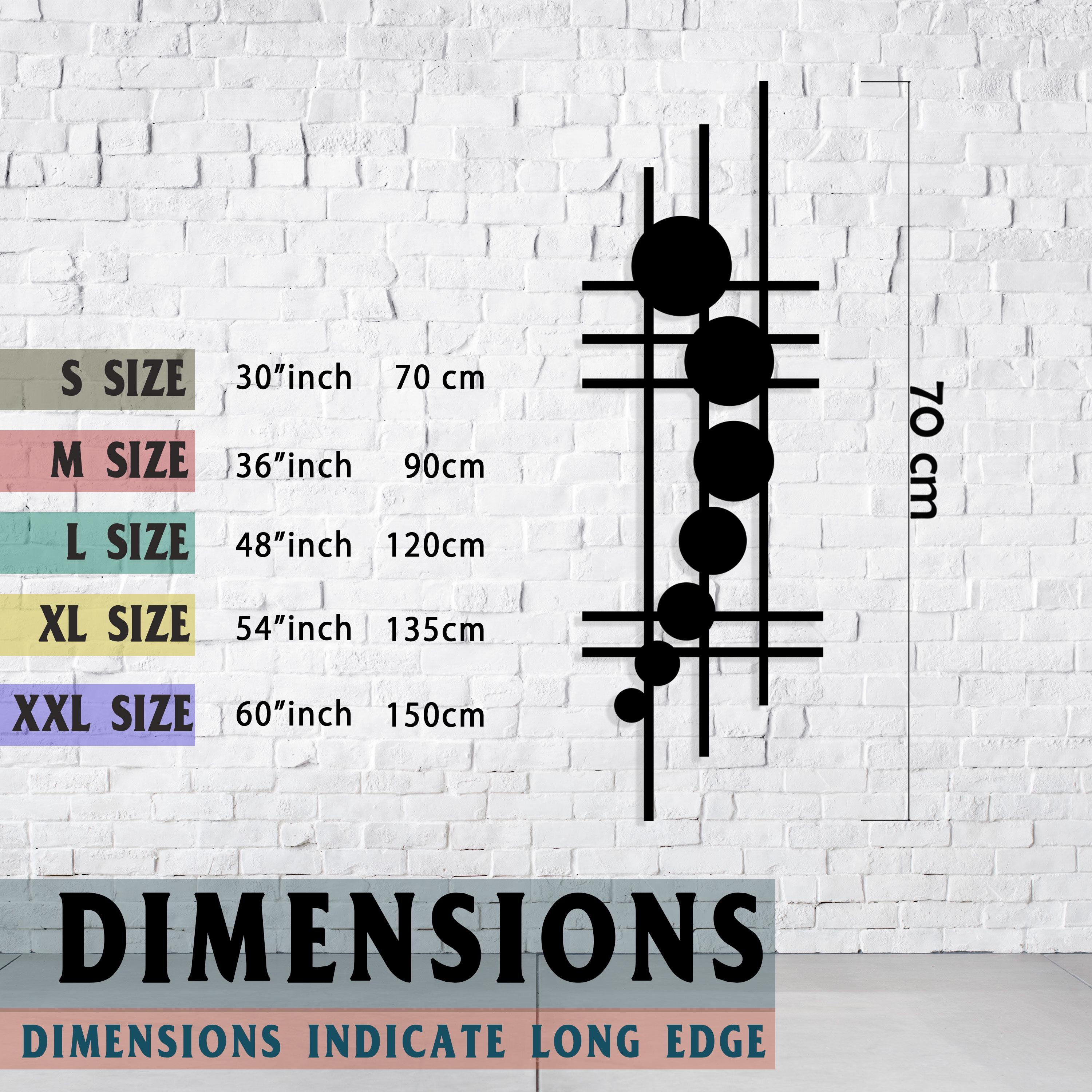 Geometric Metal Wall Art - Modern Abstract Sculpture - Unique Birthday Gift