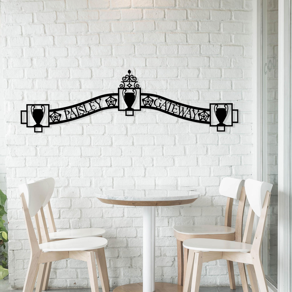 Paisley Gateway Metal Wall Art - Liverpool Fans Birthday Gift - LFC Unique Item