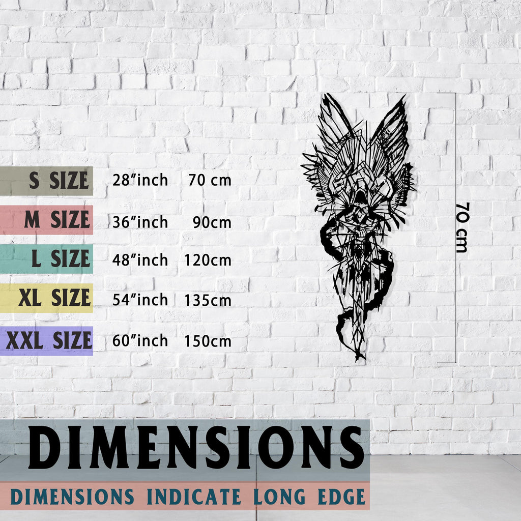 Angel Devil Metal Wall Art - Spiritual Duality Home Decor - Unique Birthday Gift