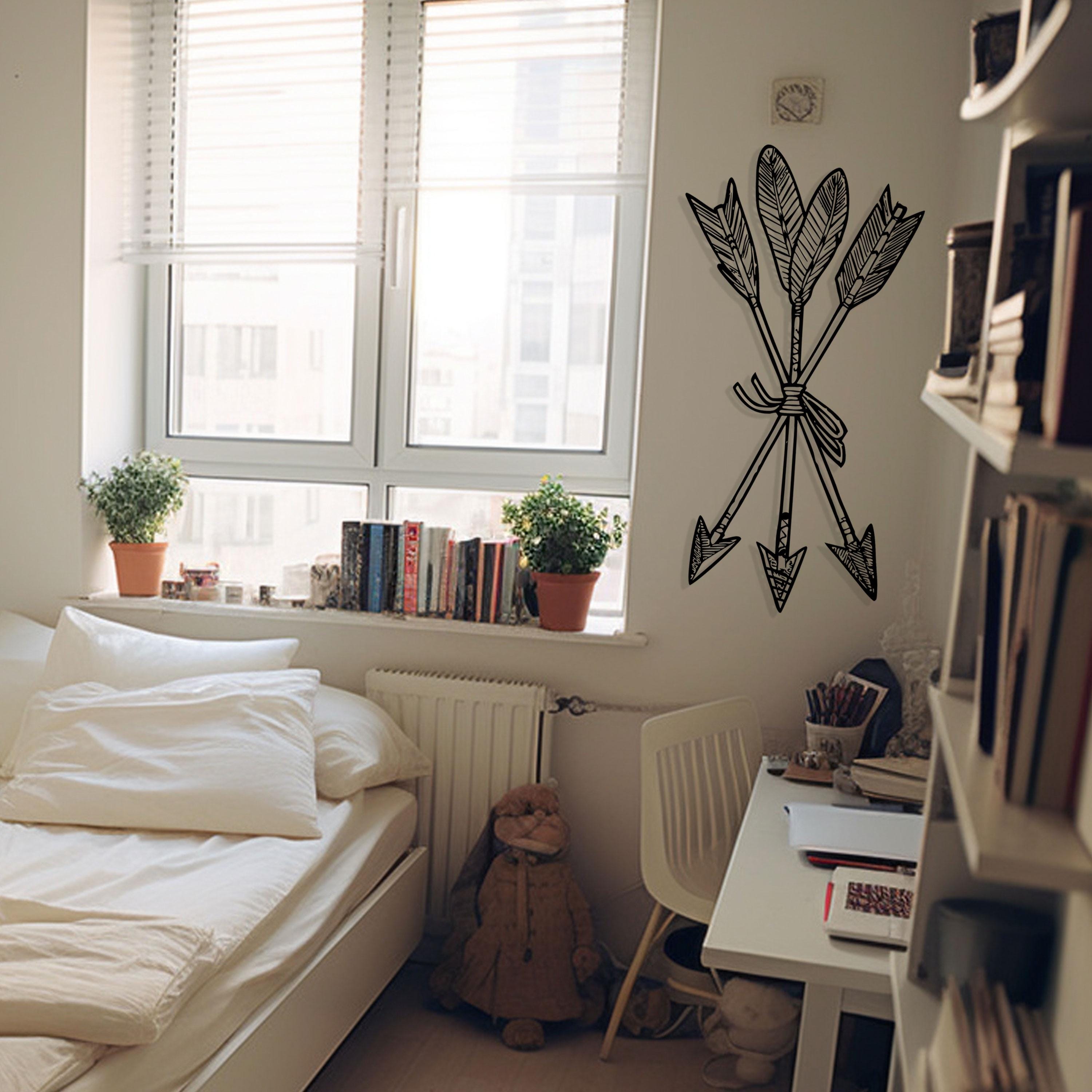 Rustic Arrows Metal Wall Art - Boho Metal Home Decor - Unique Birthday Gift