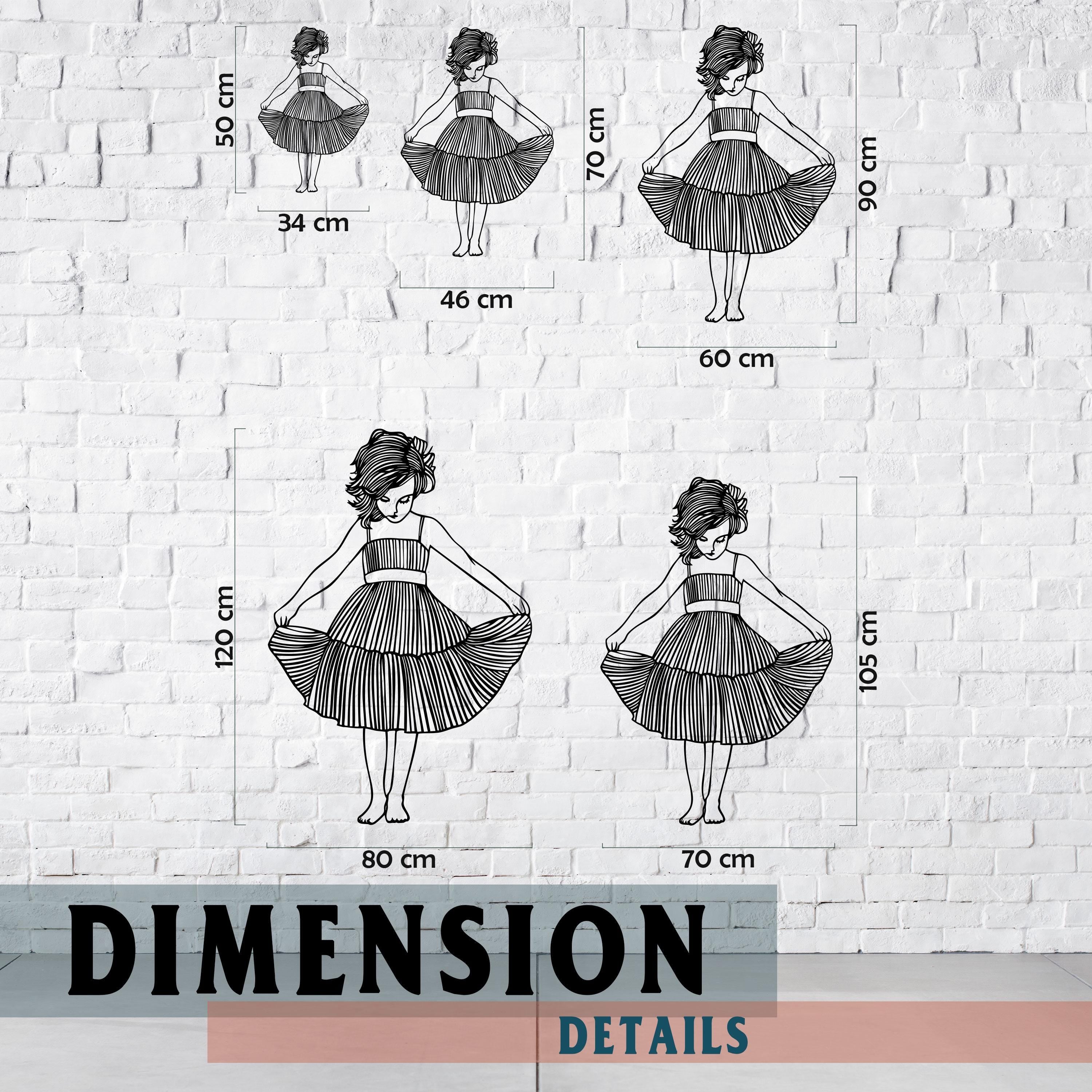 Ballerina Metal Wall Art - Nursery Home Decor - Unique Dance Lovers Gift