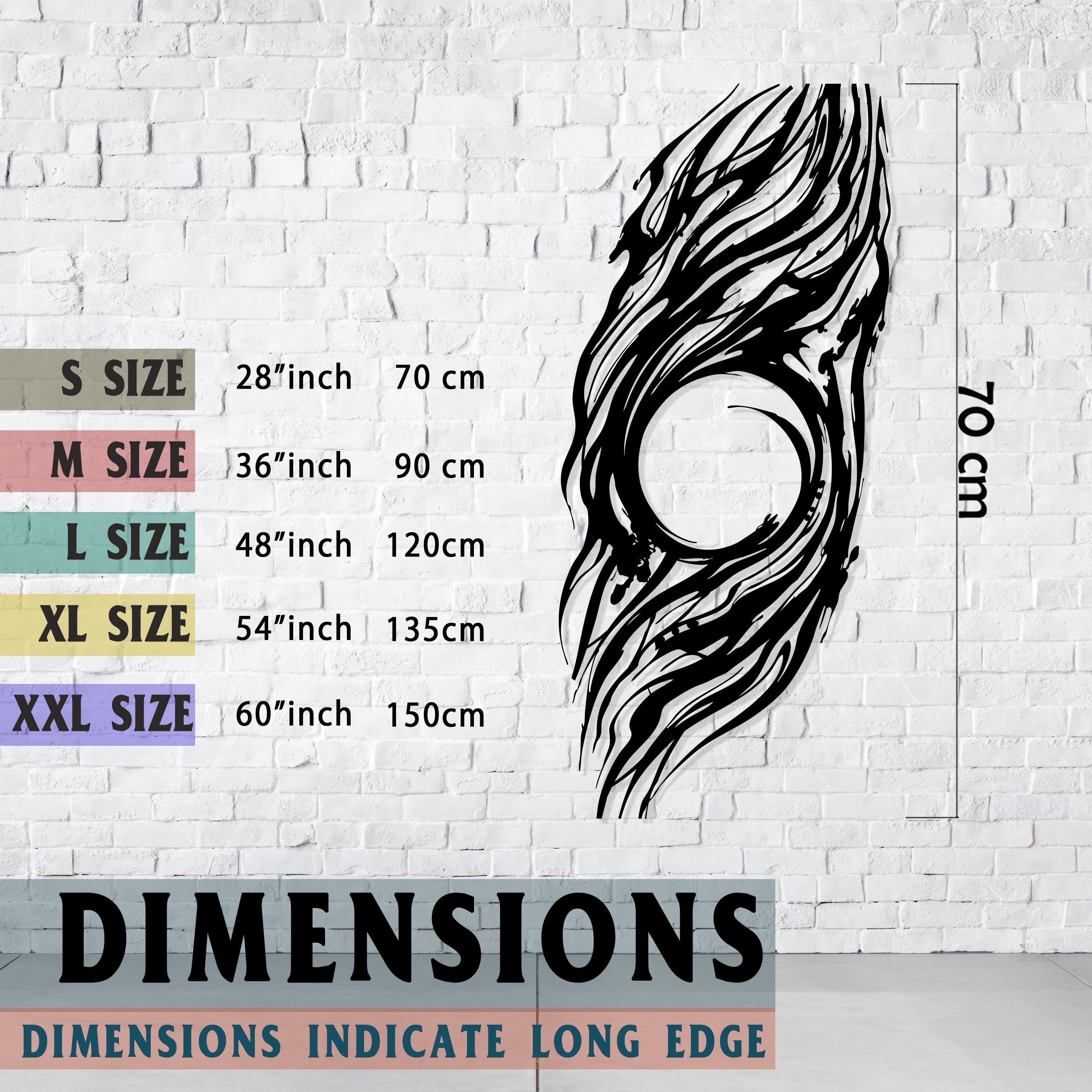 Wortex  Metal Wall Art - Minimal Abstract Home Decor - Unique Birthday Gift