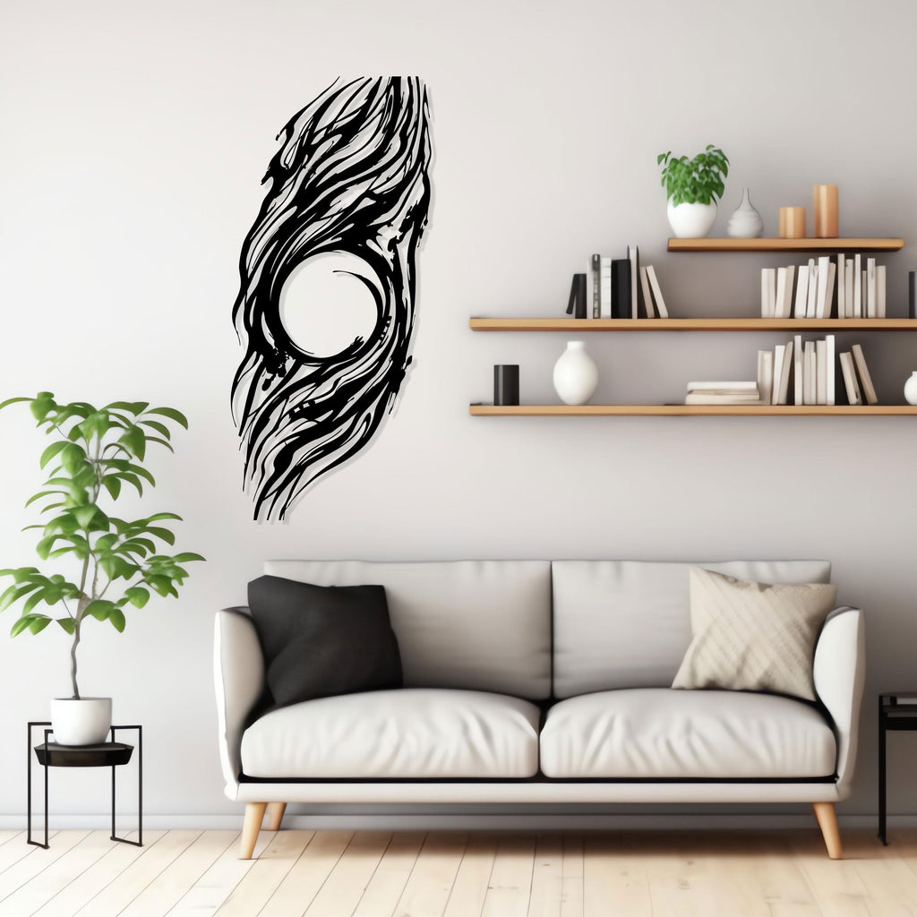 Wortex  Metal Wall Art - Minimal Abstract Home Decor - Unique Birthday Gift