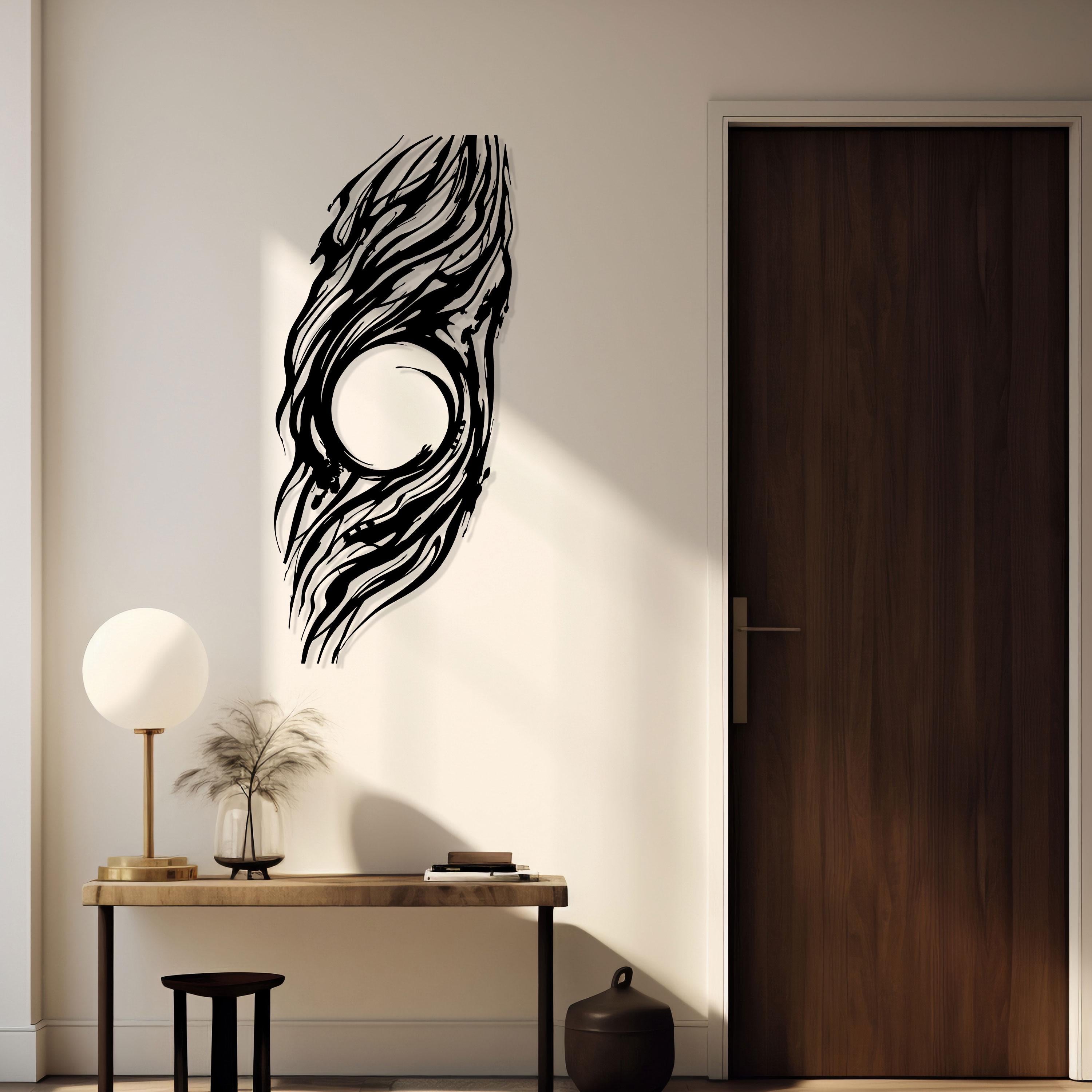 Wortex  Metal Wall Art - Minimal Abstract Home Decor - Unique Birthday Gift