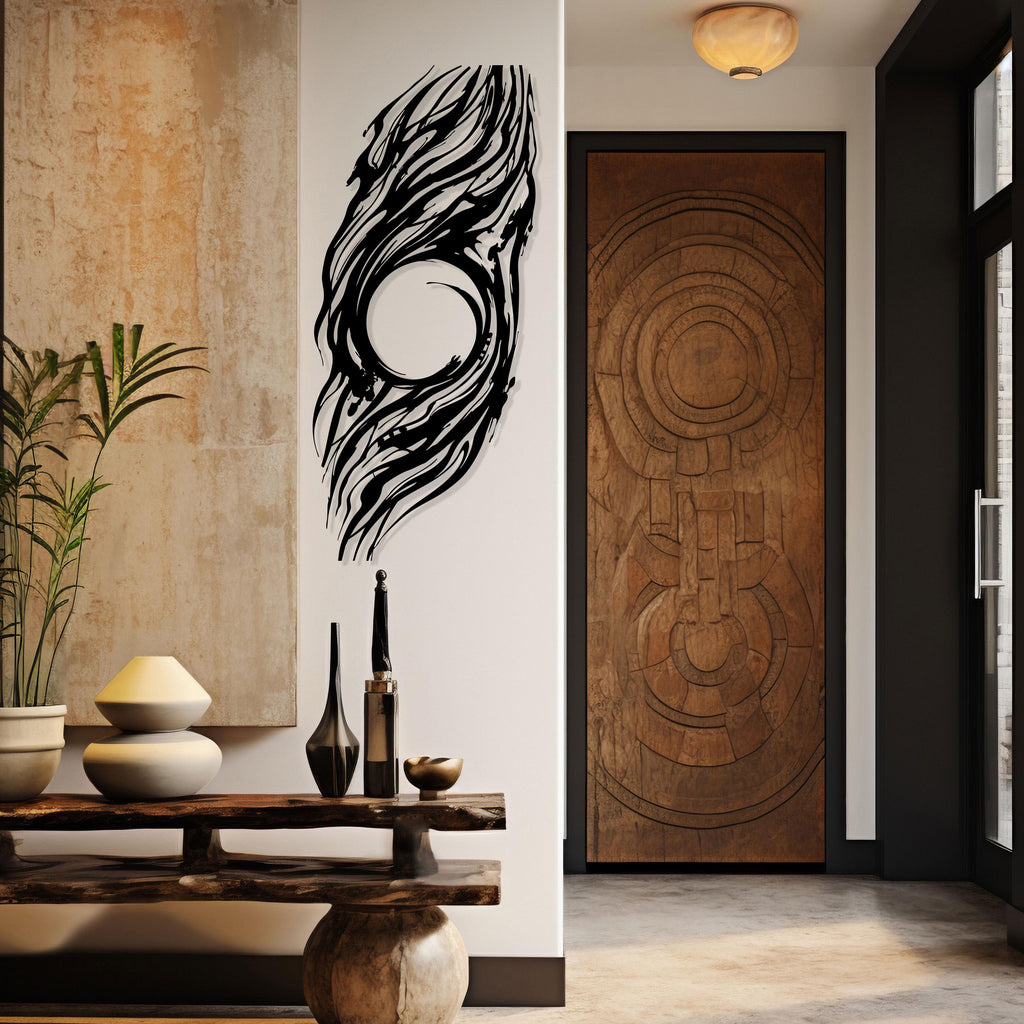 Wortex  Metal Wall Art - Minimal Abstract Home Decor - Unique Birthday Gift