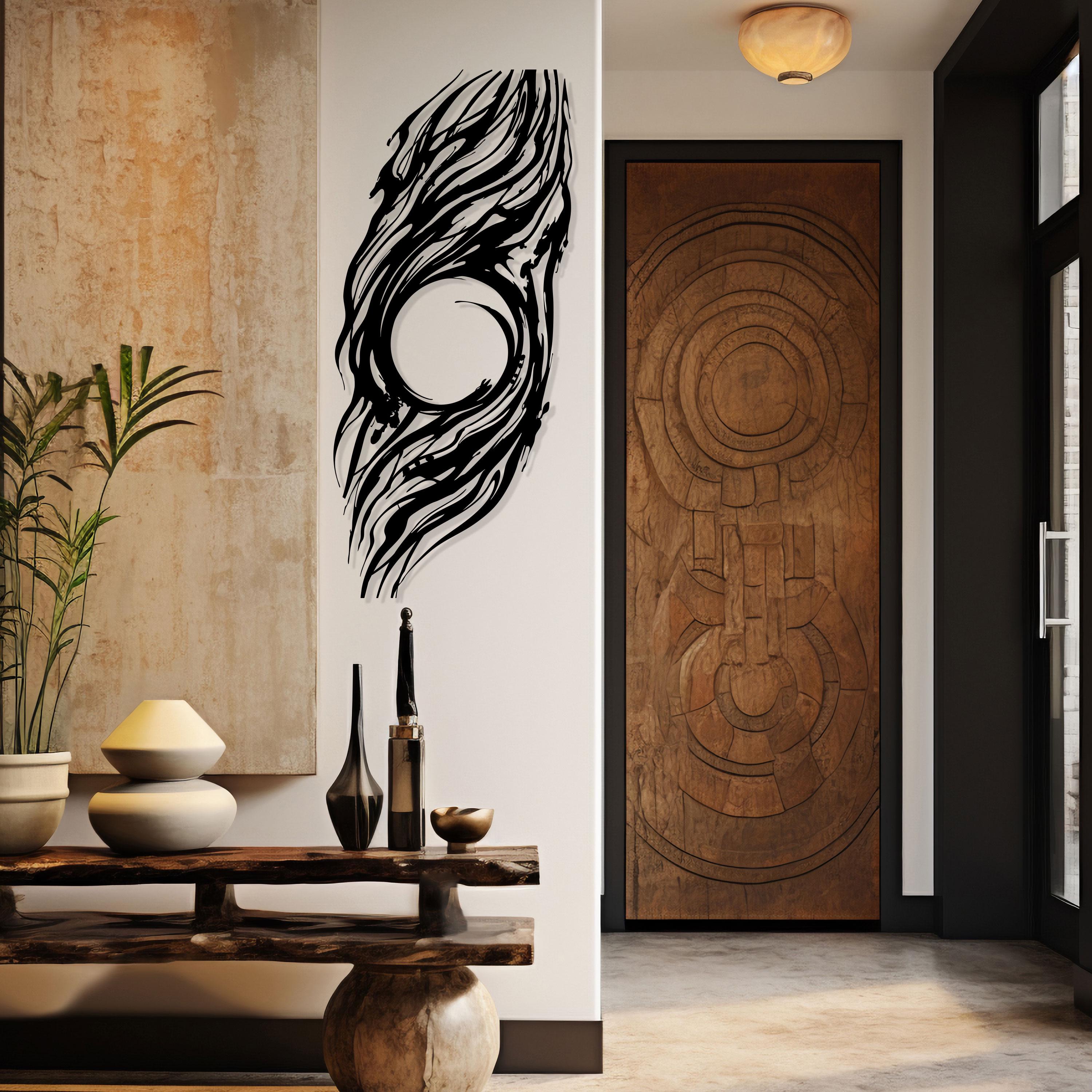 Wortex  Metal Wall Art - Minimal Abstract Home Decor - Unique Birthday Gift