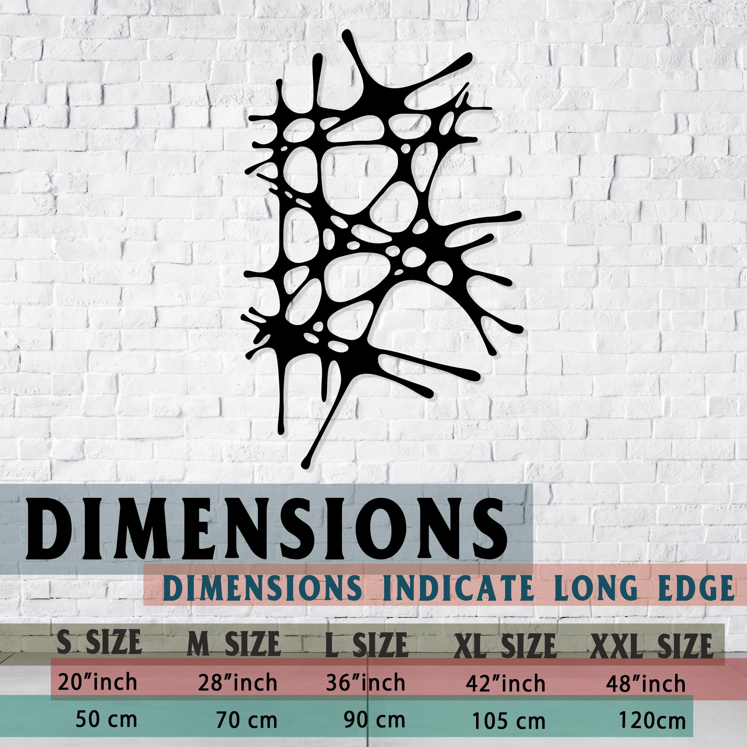 Modern Metal Wall Art - Minimalit Home Decor - Unique Birthday Gift